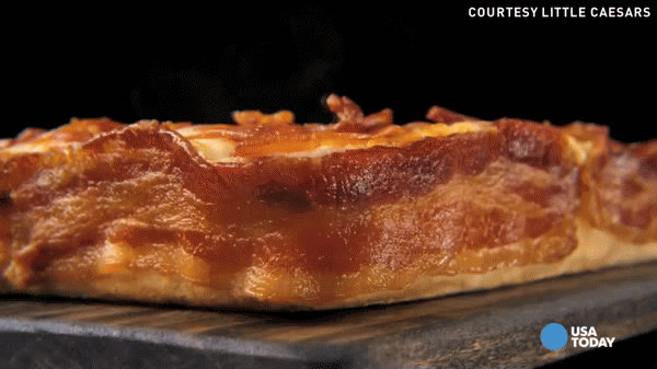 Little Caesars Introduced A Bacon-Wrapped Pizza Crust And People Are Freaking Out Over It