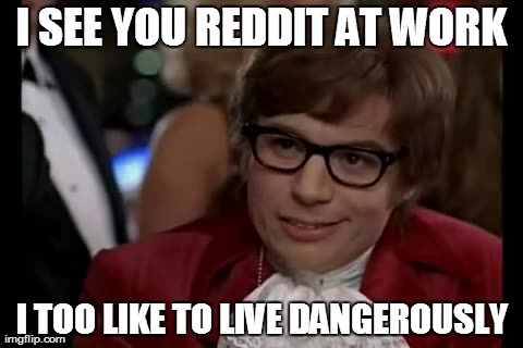 Co-Worker Caught me slippin’, this is what she said.